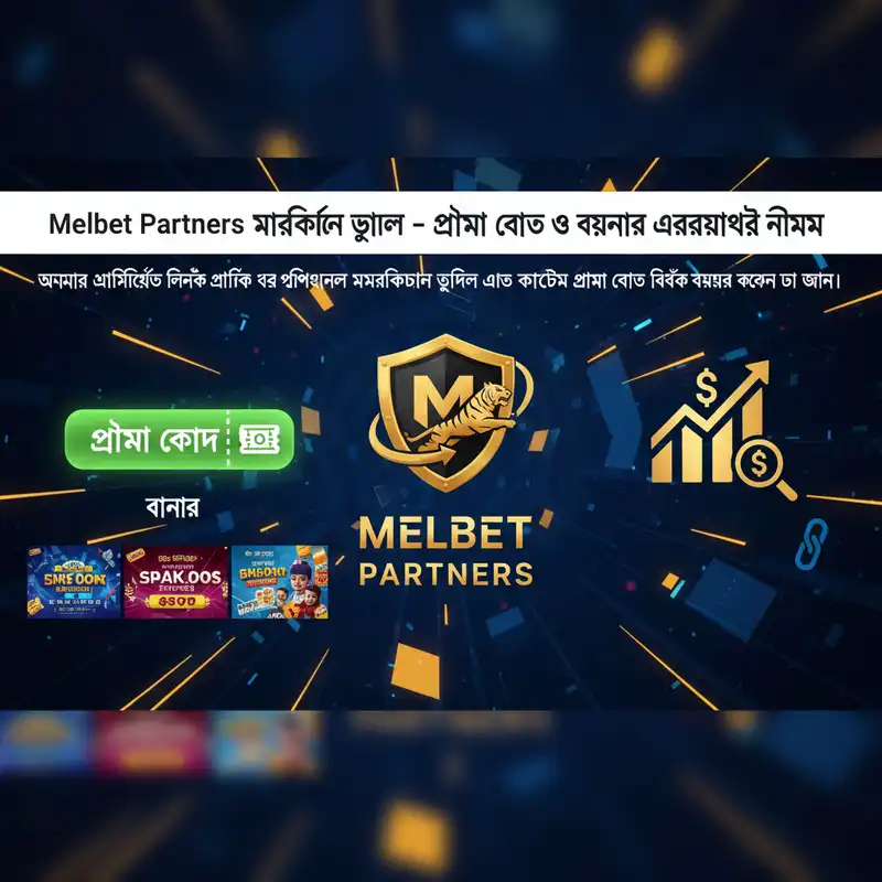 Melbet Partners অ্যাফিলিয়েট মার্কেটিং টুলস এবং প্রোমো কোড গাইড